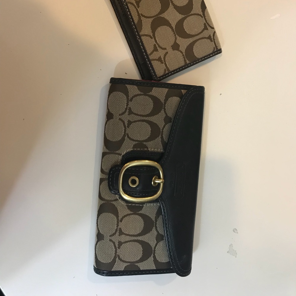 Coach Wallet And Check Book Cover
